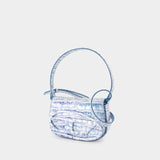 Sac Porté Épaule 1DR - DIESEL - Cuir - Bleu