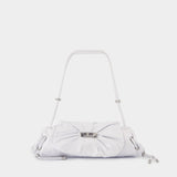 Sac Porté Épaule Scrunch D Small - DIESEL - Cuir - Blanc