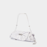 Sac Porté Épaule Scrunch D Small - DIESEL - Cuir - Blanc