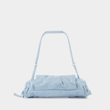 Sac Porté Épaule Scrunch D Small - DIESEL - Cuir - Bleu