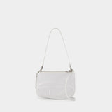 Sac Porté Épaule 1DR Twin - DIESEL - Cuir - Blanc