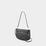 Sac Porté Épaule 1DR Twin - DIESEL - Cuir - Noir