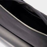 Sac À Bandoulière Lid Messenger - Jil Sander - Nylon - Noir