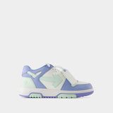 Sneakers Out Of Office - OFF WHITE - Cuir - Bleu