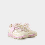 Sneakers Ow Be Right - OFF WHITE - Cuir - Beige