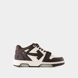 Sneakers Out Of Office - OFF WHITE - Cuir - Marron