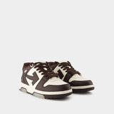 Sneakers Out Of Office - OFF WHITE - Cuir - Marron