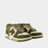 Sneakers Out Of Office - OFF WHITE - Cuir - Kaki