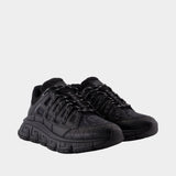 Sneakers - Versace - Cuir - Noir