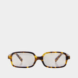 Lunettes De Soleil 0mu 11zs - Miu Miu - Acétate - Marron