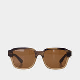 Lunettes De Soleil 0be4484 - Burberry - Acétate - Marron