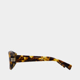 Lunettes De Soleil 0mu B09s - Miu Miu - Acétate - Marron
