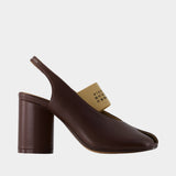 Sandales - MM6 Maison Margiela - Cuir - Marron