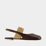 Sandales - MM6 Maison Margiela - Cuir - Marron