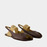 Sandales - MM6 Maison Margiela - Cuir - Marron