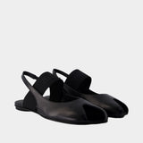 Sandales - MM6 Maison Margiela - Cuir - Noir
