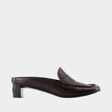 Mules - MM6 Maison Margiela - Cuir - Marron