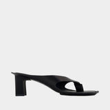 Sandales - MM6 Maison Margiela - Cuir - Noir