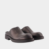 Mules - MM6 Maison Margiela - Cuir - Noir