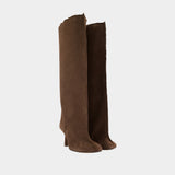 Bottes - MM6 Maison Margiela - Cuir - Marron