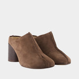 Mules - MM6 Maison Margiela - Cuir - Marron