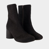 Bottines - MM6 Maison Margiela - Cuir - Noir