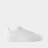 Sneakers Classica - Dolce&Gabbana - Cuir - Blanc