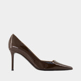 Escarpins Raquel 85 - Giuseppe Zanotti - Cuir - Marron