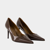 Escarpins Raquel 85 - Giuseppe Zanotti - Cuir - Marron