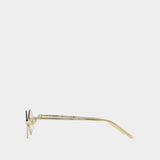Lunettes De Soleil Gg1604s - Gucci - Métal - Doré
