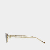 Lunettes De Soleil Gg2155s - Gucci - Métal - Doré