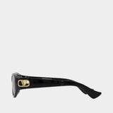 Lunettes De Soleil Vg0015sa - Valentino - Bioplastiques - Noir