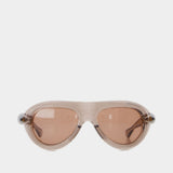 Lunettes De Soleil Bv1483s - Bottega Veneta - Bioplastiques - Marron