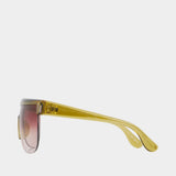 Lunettes De Soleil Ch0416s - Chloé - Synthétique - Vert
