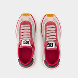 Sneakers - Dolce&Gabbana - Cuir - Gris