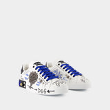 Sneakers - Dolce&Gabbana - Cuir - Blanc