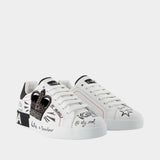 Sneakers Bassa - Dolce&Gabbana - Cuir - Multi