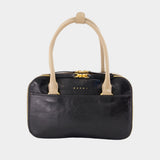 Sac À Main Bauletto Small - Marni - Cuir - Noir