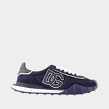 Sneakers Dg Athletic - Dolce&Gabbana - Cuir - Bleu
