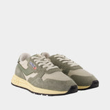 Sneakers Reelwind Low - Autry - Cuir - Vert