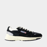 Sneakers Hyperway Low - Autry - Cuir - Noir