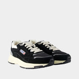 Sneakers Hyperway Low - Autry - Cuir - Noir
