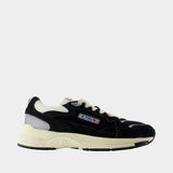 Sneakers Hyperway Low - Autry - Cuir - Noir