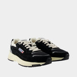 Sneakers Hyperway Low - Autry - Cuir - Noir