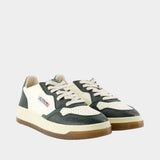Sneakers Medalist Low - Autry - Cuir - Vert