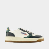 Sneakers Medalist Low - Autry - Cuir - Vert