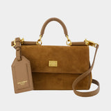 Sac À Bandoulière My Sicily - Dolce&Gabbana - Cuir - Marron