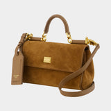 Sac À Bandoulière My Sicily - Dolce&Gabbana - Cuir - Marron