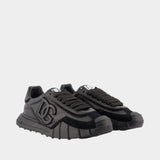 Sneakers Dg Athletic - Dolce&Gabbana - Cuir - Noir