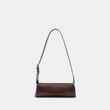 Sac Porté Épaule Cannolo Small - Jil Sander - Cuir - Marron